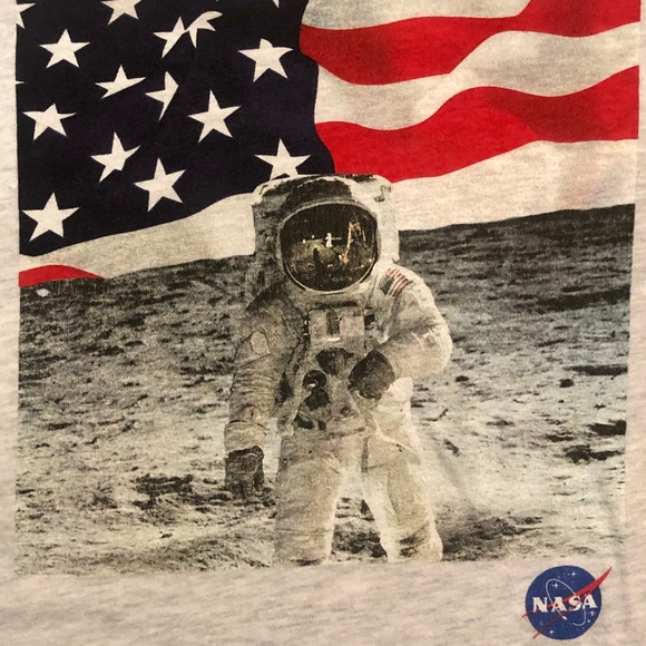 NASA Space Cropped Graphic Tee by Freeze Sz. Small - Picture 4 of 8